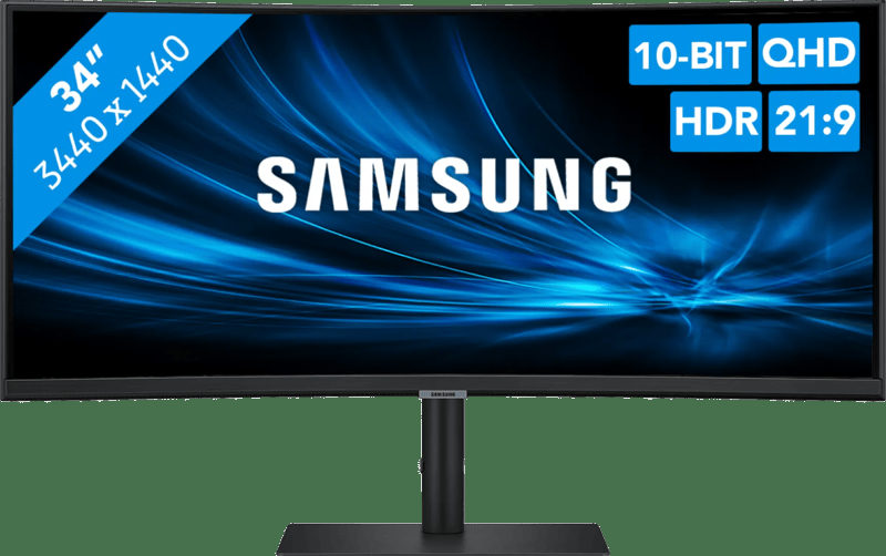 Samsung ViewFinity S6 S34C652UAU LED-Monitor EEK G (A - G) 86.4cm (34 Zoll) 3440 x 1440 Pixel 21:9 5