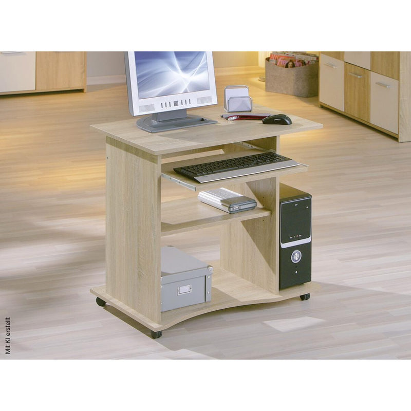 Schreibtisch LARS 80 x 50 cm Sonoma Eiche, Bild 3