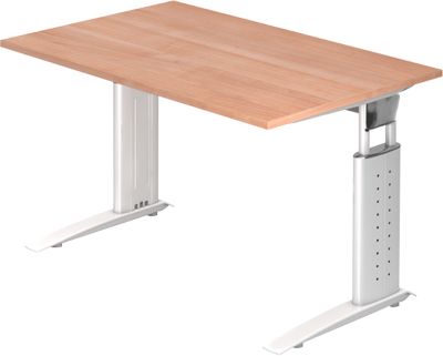 Schreibtisch TARVIS, C-Fuß, Quadrat, B, Bild 4