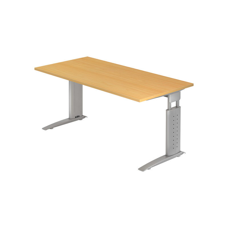 Schreibtisch TARVIS, C-Fuß, Rechteck, B, Bild 3