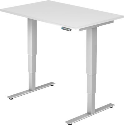 Schreibtisch Teda H630-1270xb1200xt800mm Weiß Gerade Form Elektr.höhenv.
