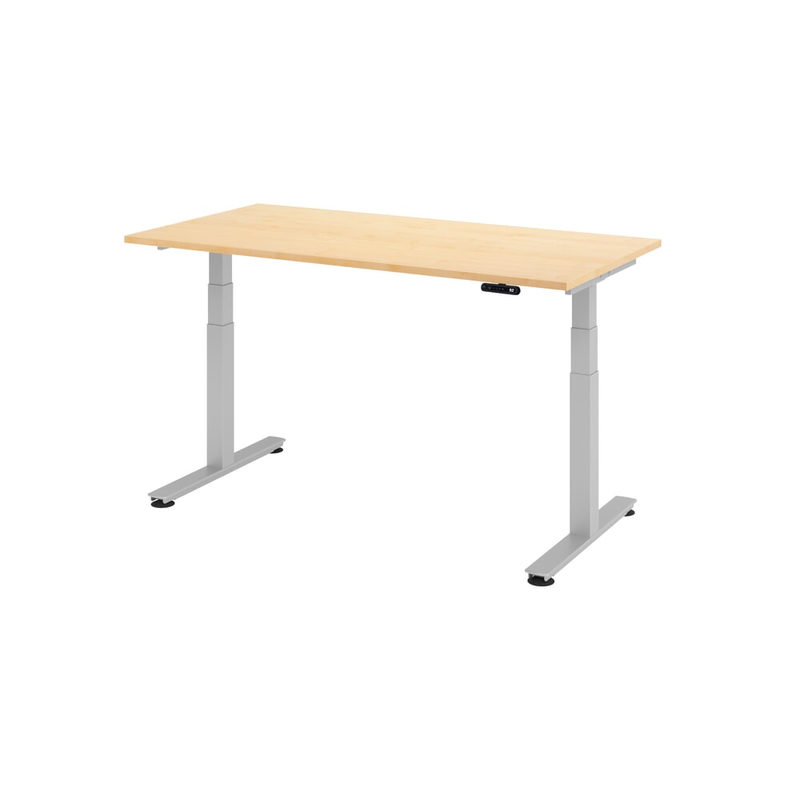 Schreibtisch Teda H630-1270xb1600xt800mm Ahorndekor Gerade Form Elektr.höhenv.