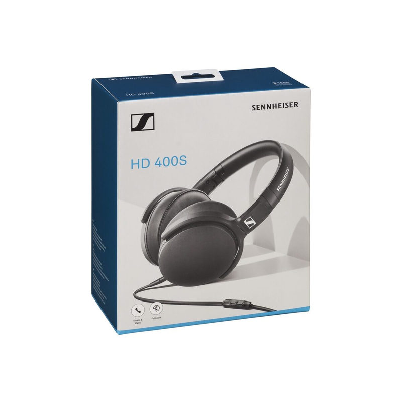 Sennheiser Hd 400s Kopfhörer Kabelgebunden Kopfband Anrufe/musik Schwarz, Bild 3