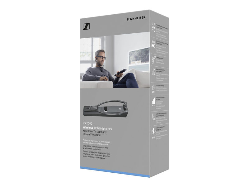 Sennheiser Rs 2000 Kopfhörer Kinnbügelhörer Schwarz, Bild 5