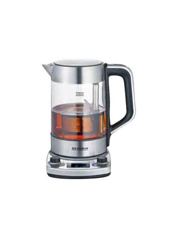 Severin 3422 Wasserkocher schnurlos, Überhitzungsschutz Edelstahl (gebürstet) Fassungsvermögen: 1.7 l, Bild 2