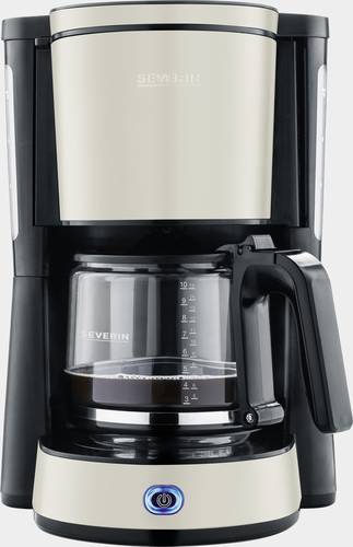 Severin 9575 Kaffeemaschine Beige, Schwarz Fassungsvermögen Tassen=10 Glaskanne, Bild 4