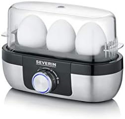Severin EK 3163 Eierkocher mit Kochzeitüberwachung für bis zu 3 Eier