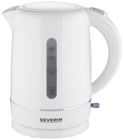 Elektrischer Wasserkocher Severin Wk 4325 Weiß 1 7 Liter 2200 Watt