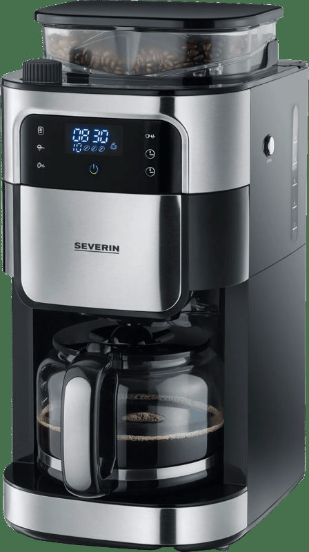 Severin KA 4813 Filterkaffeemaschine Edelstahl-Mahlwerk