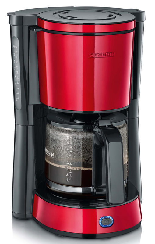 Severin KA 4817 Kaffeemaschine Rot (metallic), Schwarz Fassungsvermögen Tassen=10, Bild 3