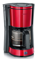 Severin KA 4817 Kaffeemaschine Rot (metallic), Schwarz Fassungsvermögen Tassen=10