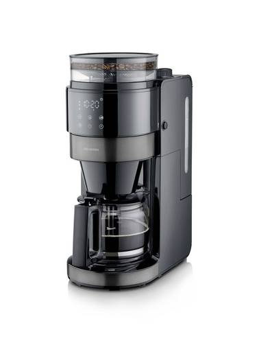KA 4830 Filter-Kaffeemaschine mit integrierter Kaffeemühle dark inox/schwarz