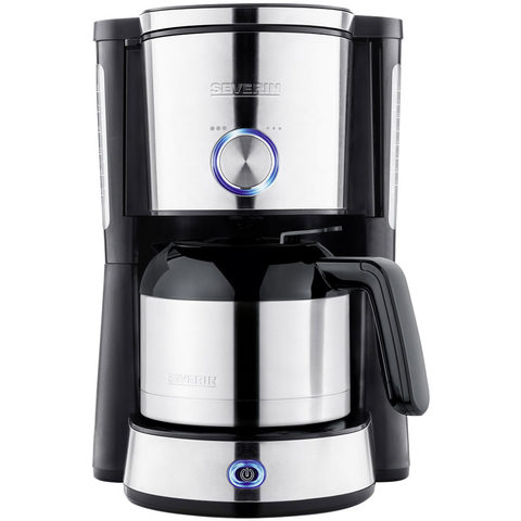 Severin Ka 4845 'type Switch' Kaffeemaschine Edelstahl, Schwarz Fassungsvermögen Tassen=8 Isolierka
