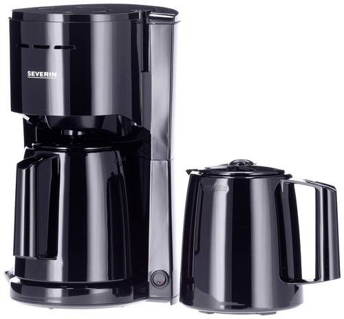 Severin KA 9307 Filterkaffeemaschine 2 Thermokannen schwarz