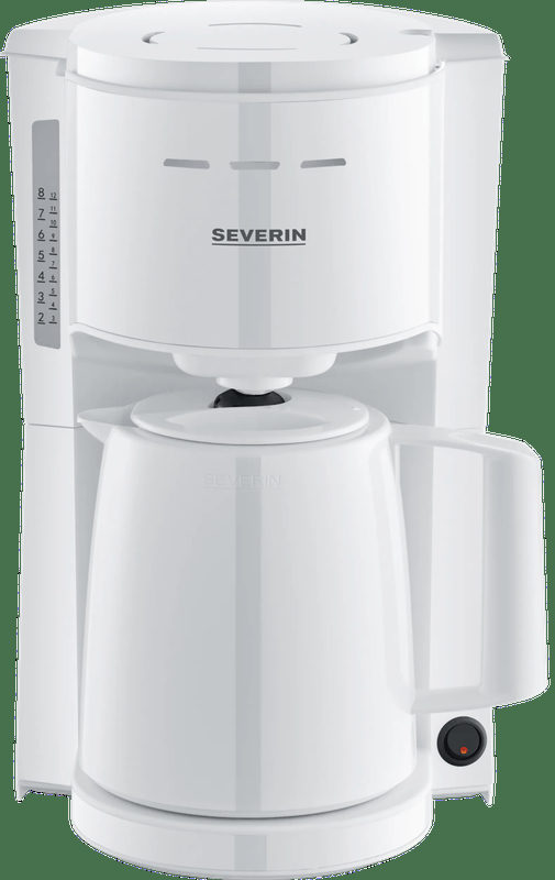 Severin KA 9309 Filterkaffeemaschine 2 Thermokannen weiß, Bild 3