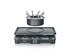Severin Raclette RG 2347 Raclette-Fondue Kombination