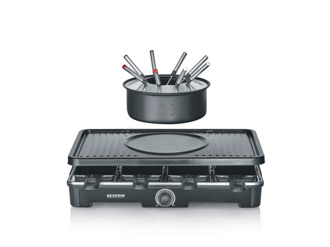 Severin Raclette RG 2347 Raclette-Fondue Kombination