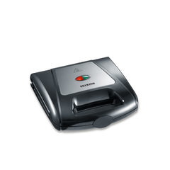 Severin SA 2968 Multi-Sandwich-Toaster, ca. 1000 W, schwarz/chrome