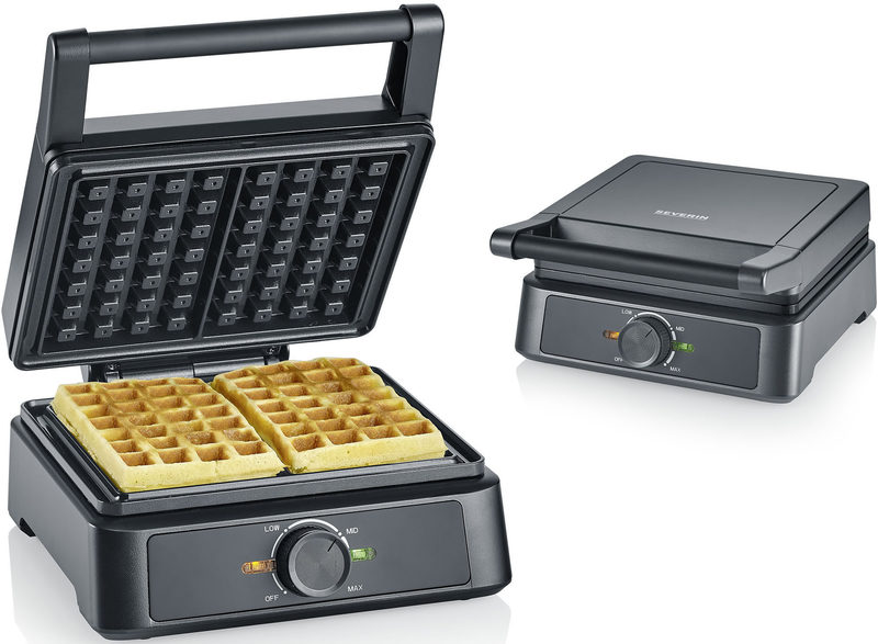 Severin Waffeleisen WA 2125 1600 W Belgisches Waffeleisen