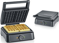 Severin Waffeleisen WA 2125 1600 W Belgisches Waffeleisen