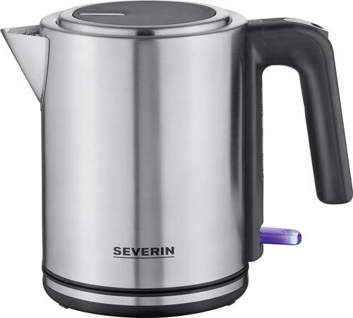 Severin Wasserkocher WK 3489 | Schwarz-Silber | 1,0 Liter | 2400 Watt Edelstahl Wasserkocher für schnellen, Bild 3