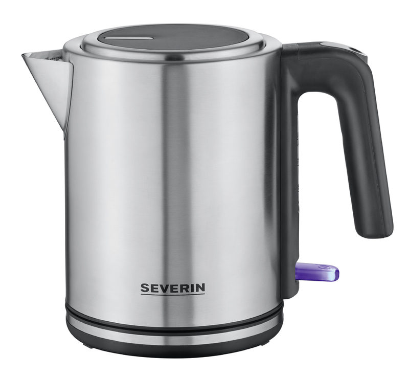 Severin Wasserkocher WK 3489 | Schwarz-Silber | 1,0 Liter | 2400 Watt Edelstahl Wasserkocher für schnellen, Bild 4