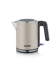 SEVERIN Wasserkocher WK 9577, Dusty Beige Fassungsvermögen: 1,0 Liter, 360 Grad kabellos (WK 9577)