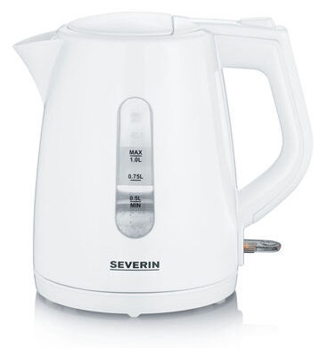 Severin WK 3411 Wasserkocher 1l 2200W weiß, Bild 3
