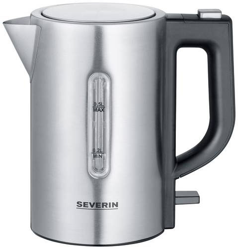 Severin WK 3647 Wasserkocher BPA-frei Edelstahl, Schwarz Fassungsvermögen: 0.5l, Bild 3