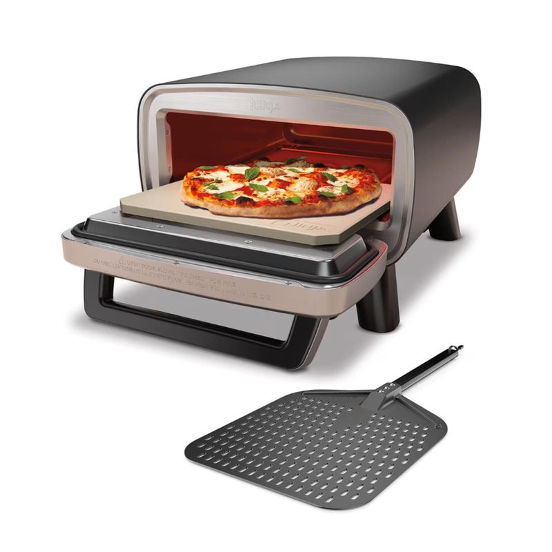 Ninja MO201EU Artisan Outdoor-Elektro-Pizzaofen und Heißluftfritteuse