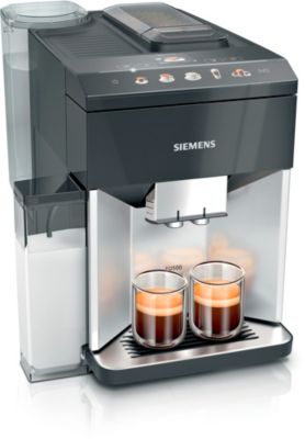 Siemens Hausgeräte EQ500 integral TQ513D01 Kaffeevollautomat Schwarz, Silber, Bild 3