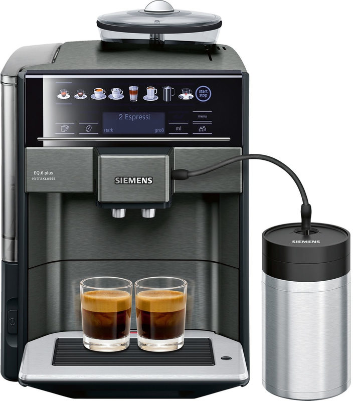 Siemens TE657F09DE EQ.6 plus extraKlasse Kaffeevollautomat dark inox, Bild 3