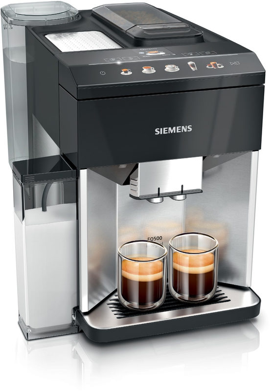 Siemens TQ517D03 EQ.500 integral Kaffeevollautomat edelstahl / schwarz, Bild 2