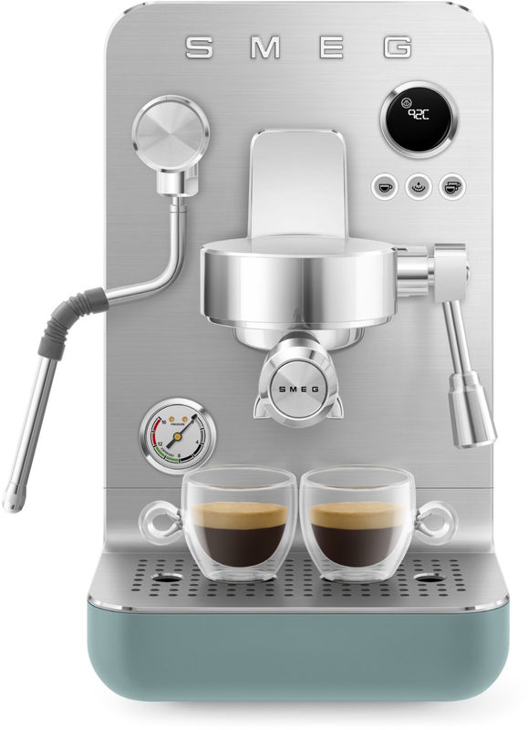 Smeg EMC02EGMEU Minipro Espressomaschine Collezione Ästhetik Emerald-Green, Bild 2