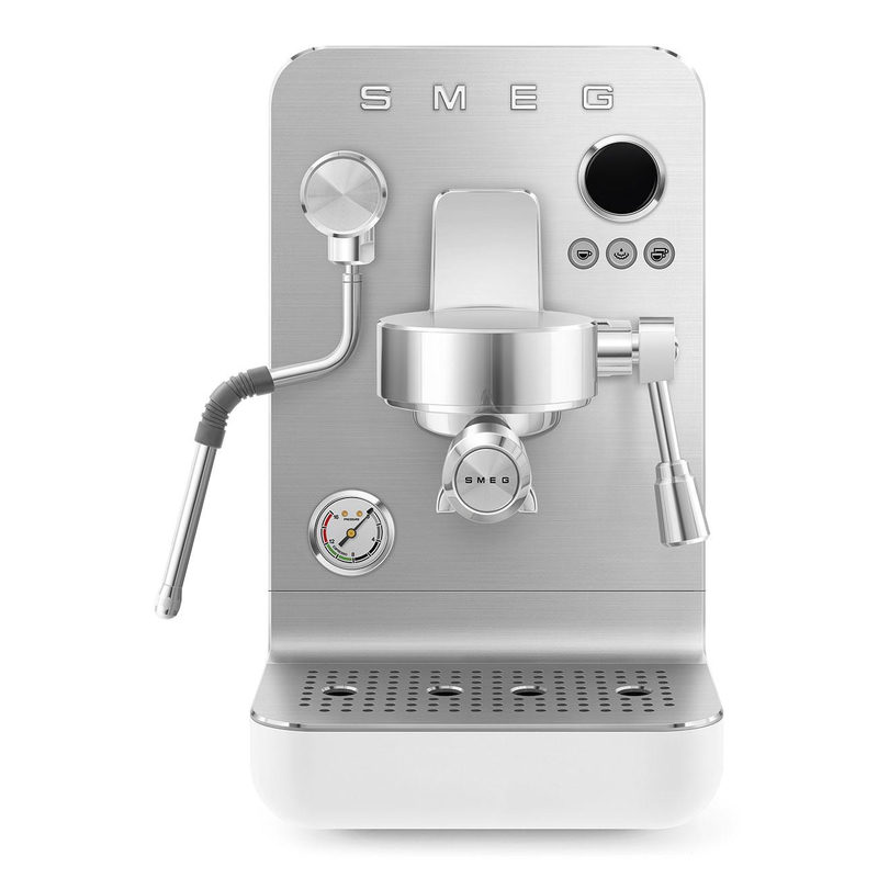Smeg EMC02WHMEU Minipro Espressomaschine Collezione Ästhetik Weiß, Bild 2