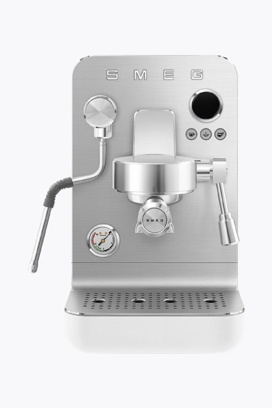 Smeg EMC02WHMEU Minipro Espressomaschine Collezione Ästhetik Weiß, Bild 4