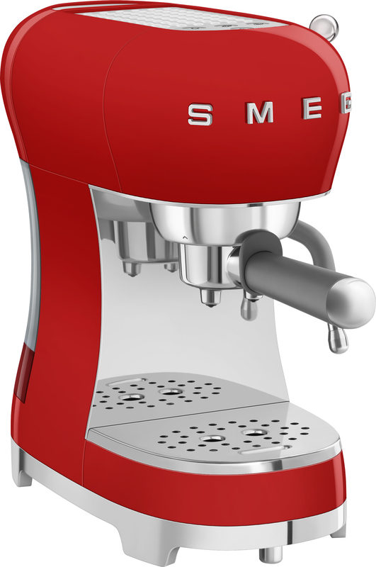 SMEG Espresso-Kaffeemaschine 50s Retro Style Rot ECF02BLEU rot, Bild 2