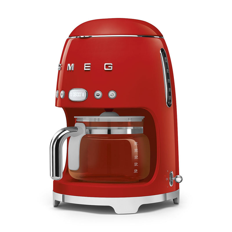 SMEG Filterkaffeemaschine 50s Retro Style Rot DCF02RDEU rot, Bild 3