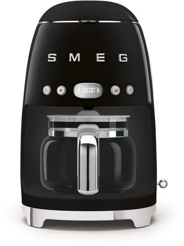 SMEG Filterkaffeemaschine 50s Retro Style Schwarz DCF02BLEU schwarz