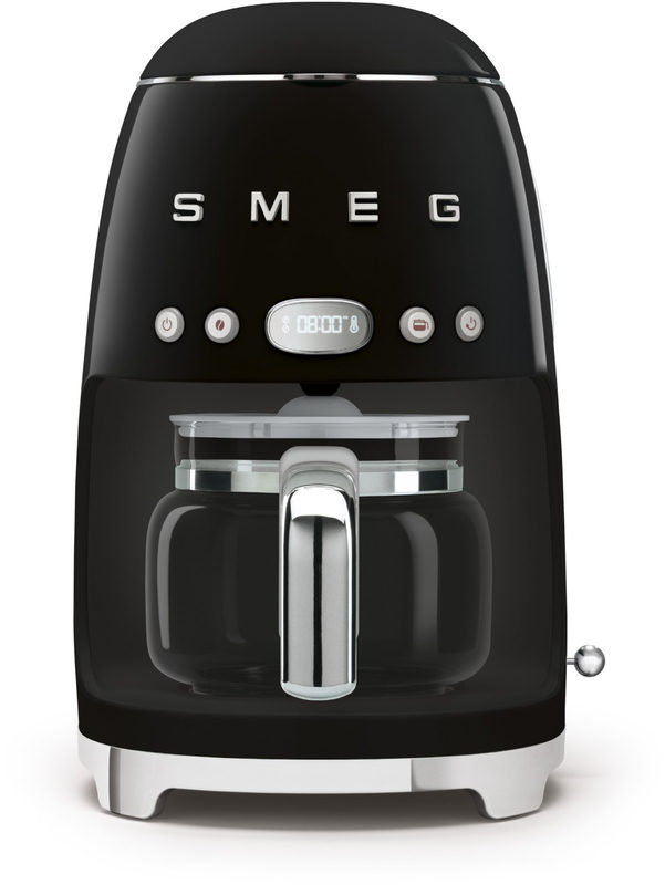 SMEG Filterkaffeemaschine 50s Retro Style Schwarz DCF02BLEU schwarz