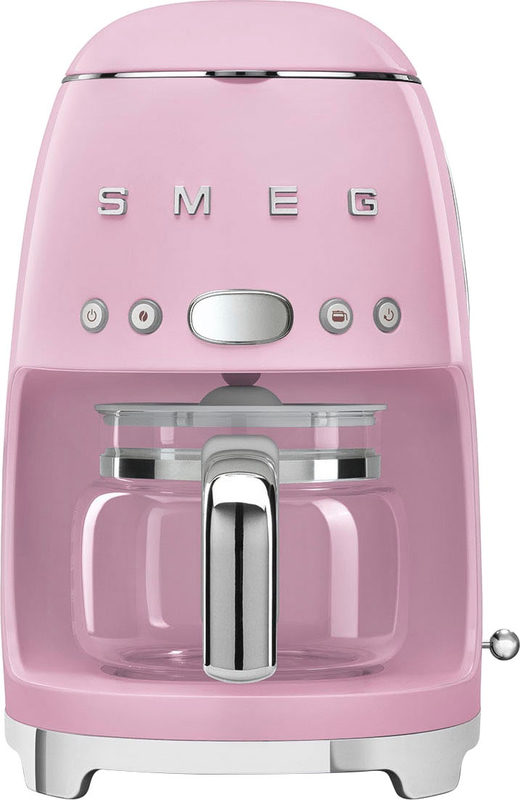 Smeg Filterkaffeemaschine DCF02PKEU 1,25 l Kaffeekanne Papierfilter Permanentfilter 1x4