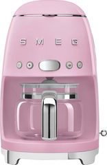 Smeg Filterkaffeemaschine DCF02PKEU 1,25 l Kaffeekanne Papierfilter Permanentfilter 1x4
