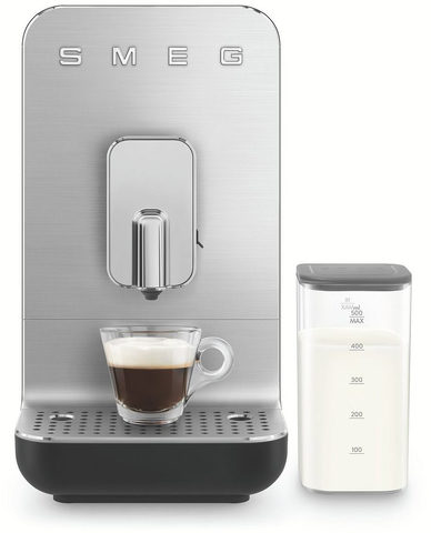 SMEG Kaffeevollautomat COLLEZION BCC13BLMEU Schwarz/Matt schwarz