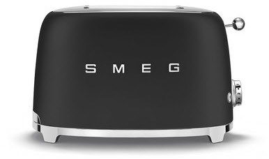 SMEG TSF01BLMEU 50s Style Toaster Matt-Schwarz