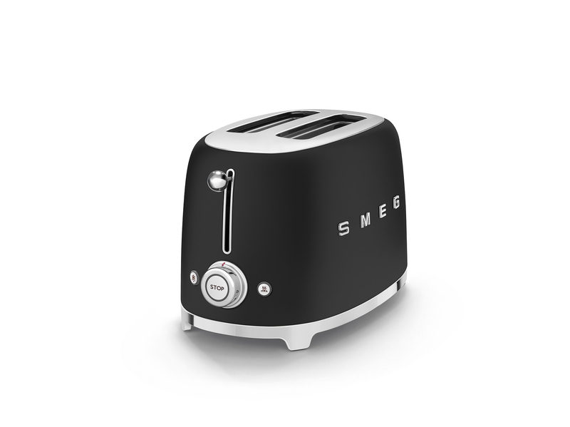 SMEG TSF01BLMEU 50s Style Toaster Matt-Schwarz, Bild 3