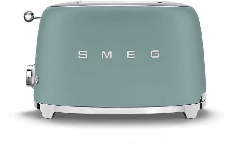 SMEG TSF01EGMEU 50s Style Toaster Emerald Green-Matt