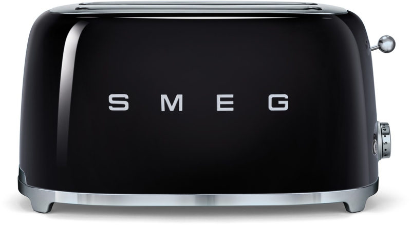 SMEG TSF02BLEU 50s Style 4 Scheiben Langschlitz Toaster Schwarz, Bild 3