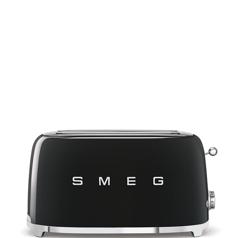 SMEG TSF02BLEU 50s Style 4 Scheiben Langschlitz Toaster Schwarz, Bild 4