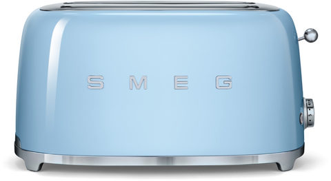 SMEG TSF02PBEU 50s Style 4 Scheiben Langschlitz Toaster Pastellblau