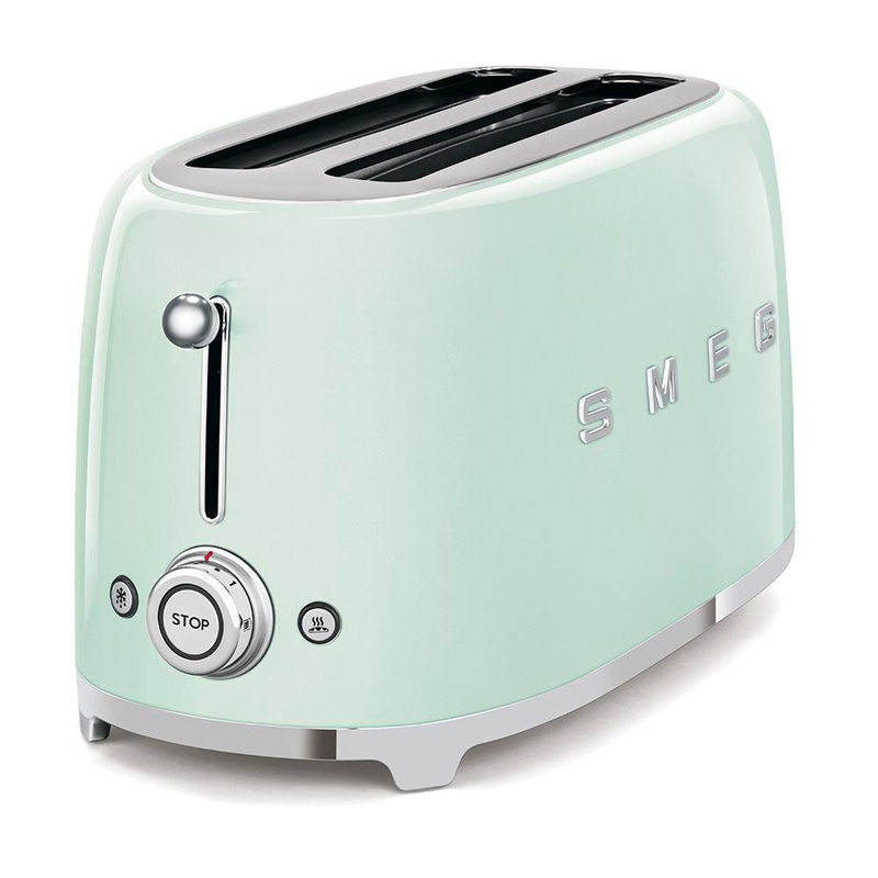SMEG TSF02PGEU 50s Style 4 Scheiben Langschlitz Toaster Pastellgrün